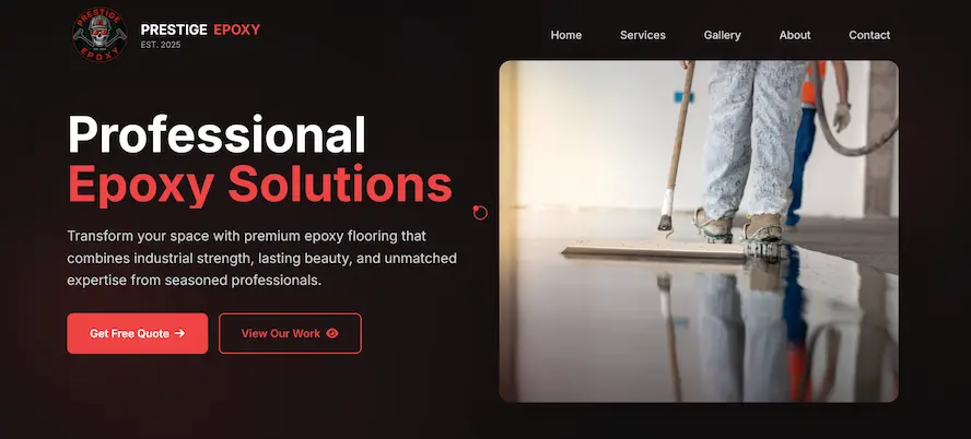 Prestige Epoxy Website